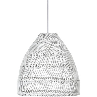 Wiklinowa lampa wisząca Maja czarna 36cm